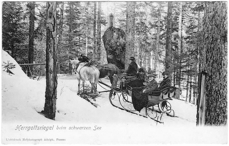 Zima-na-Šumavě.-Na-cestě-k-Černému-jezeru